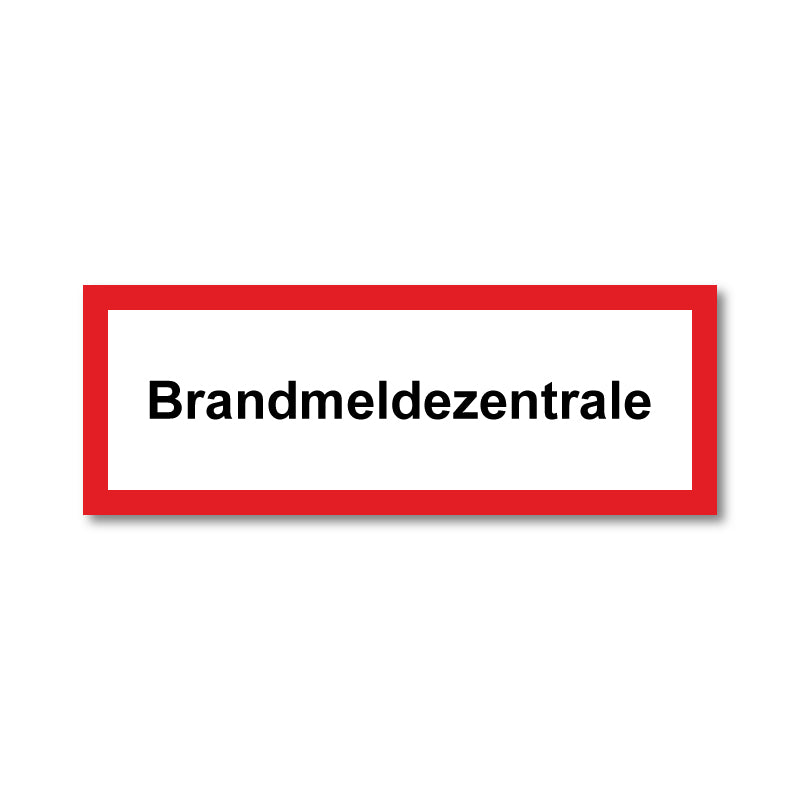 Feuerwehrschild, Brandmeldezentrale
