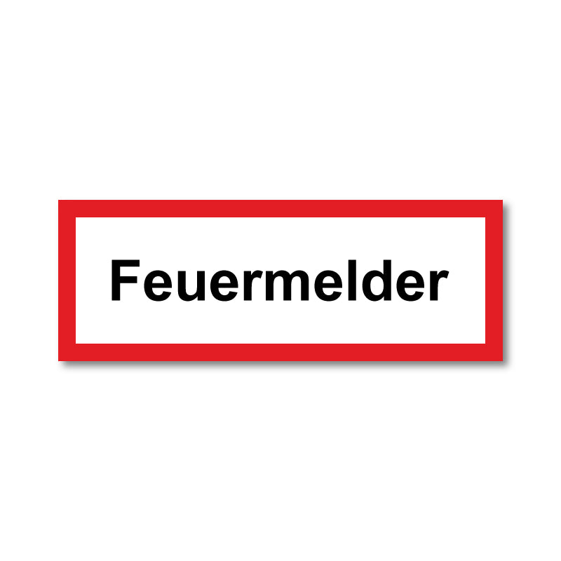 Feuerwehrschild, Feuermelder