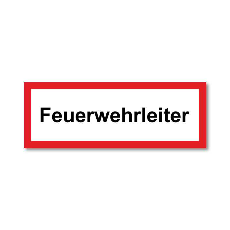 Feuerwehrschild, Feuerwehrleiter