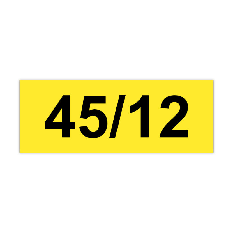 Brandmelderschild Gelb/Schwarz