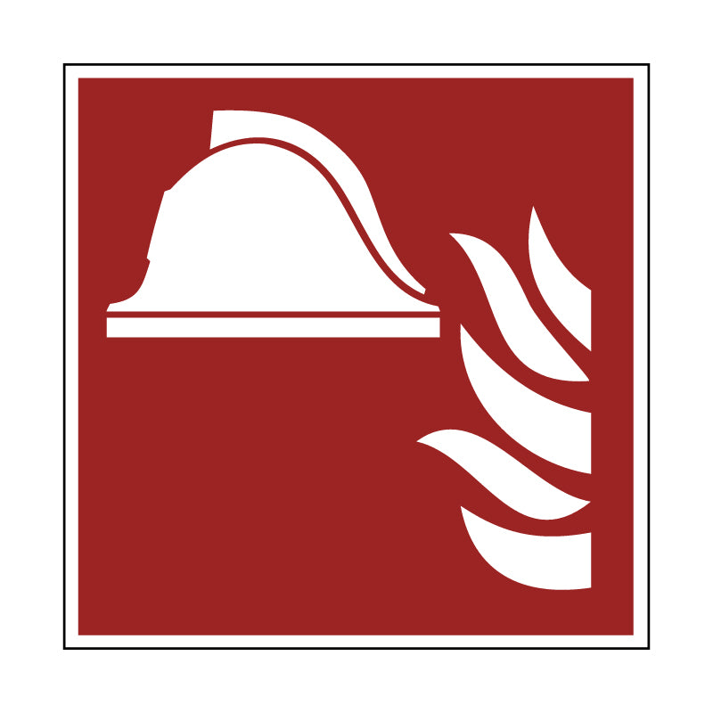 Brandschutzzeichen - Mittel und Geräte zur Brandbekämpfung F004 ISO/ASR, langnachleuchtend, verschiedene Materialien