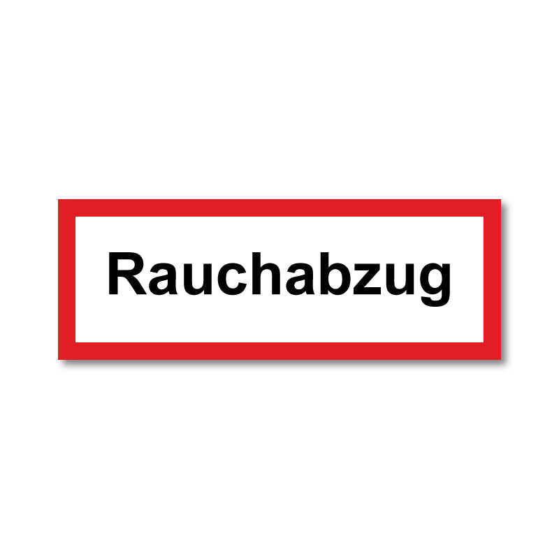 Feuerwehrschild, Rauchabzug